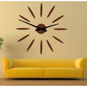 Wanduhr-Klebeband Sonnenstrahlen 2
