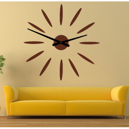 Wanduhr-Klebeband Sonnenstrahlen