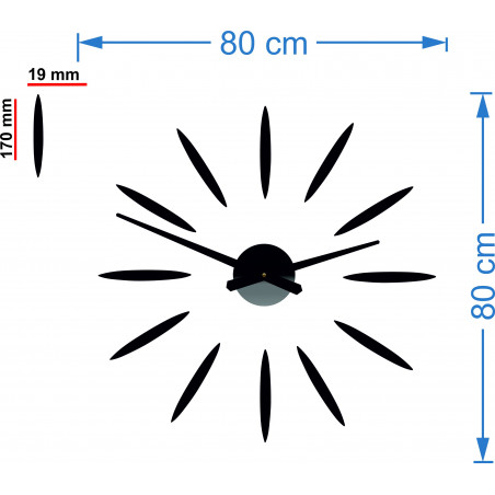 Stilvolle DIY-Wanduhr in Weiß – Elegante Dekoration fürs Wohnzimmer
