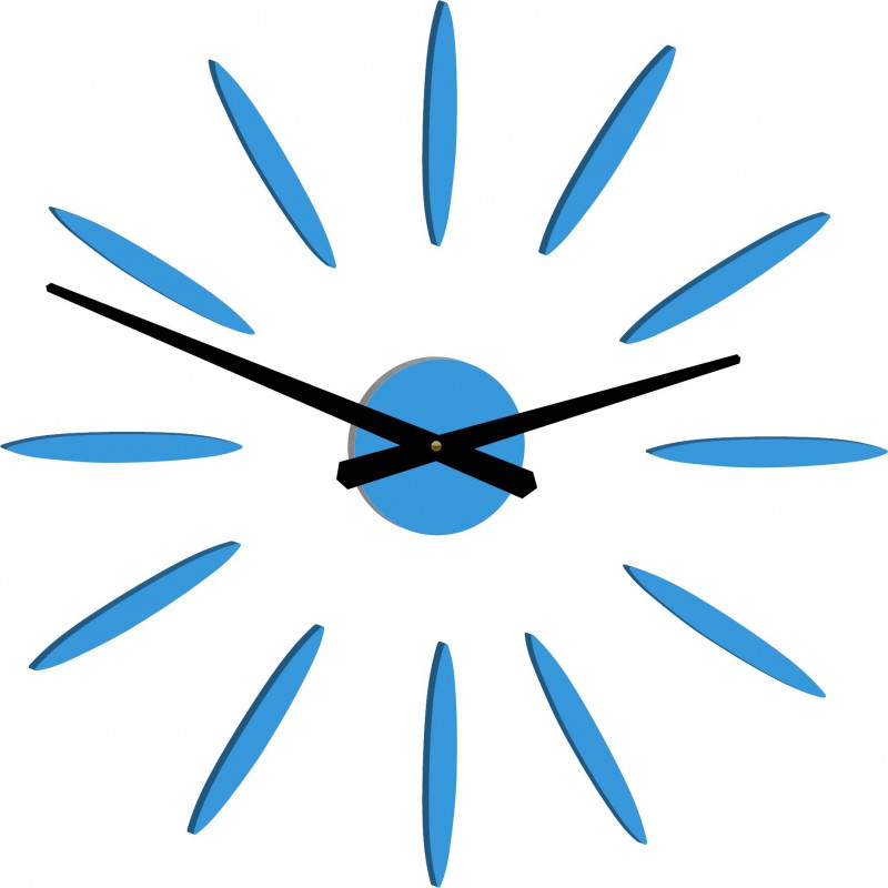 Wanduhr-Klebeband Sonnenstrahlen