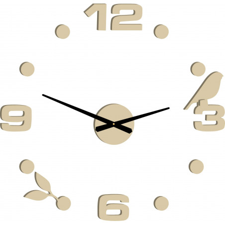 DIY selbstklebende Wanduhr „Pohoda Line“