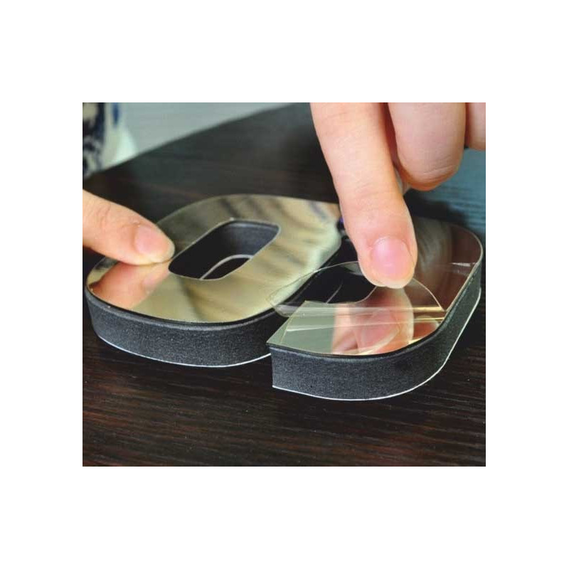 Wanduhr Spiegel. Stanzuhr Spiegel Zahlen DIY NOSPEN