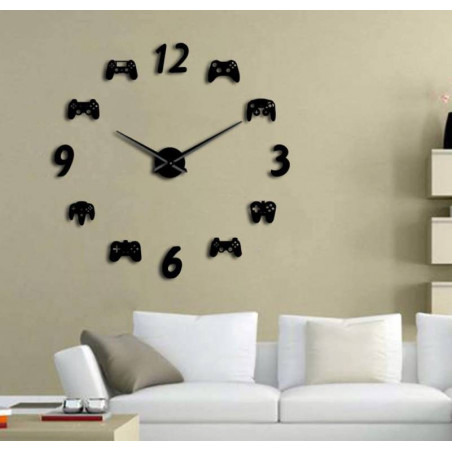 Wanduhr Videospiel 3D DIY XXL