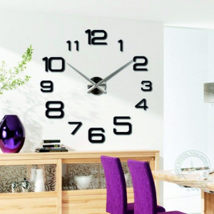 Wanduhr, große Designuhr, DIY KULFOLD