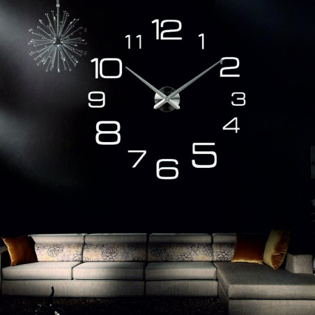 Wanduhr Großes Design Uhr DIY KULFOLD