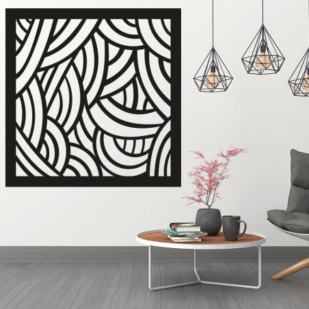 Schlafzimmerwandgemälde aus Pappel-Sperrholz geschnitzt PAPAGACI