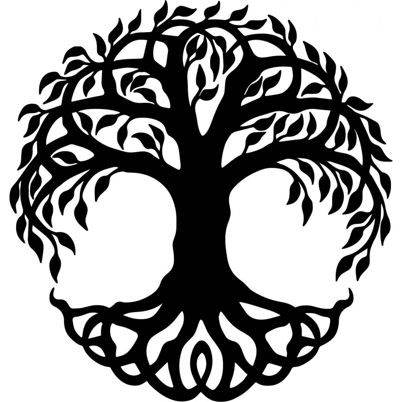 Moderne Holzwandmalerei aus Pappelsperrholz FIORA