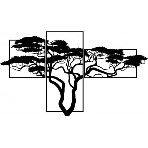 Holzwandgemälde BONSAI Das Gemälde besteht aus drei Teilen SKALICA