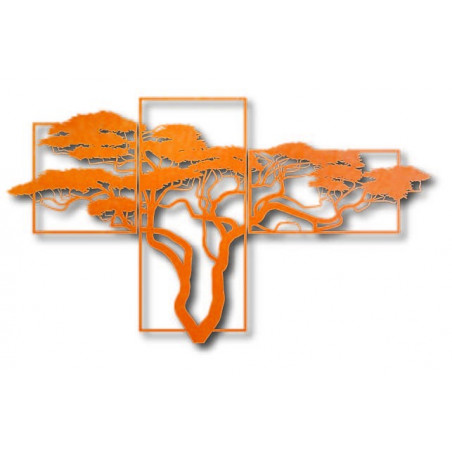 Holzwandgemälde BONSAI Das Gemälde besteht aus drei Teilen SKALICA