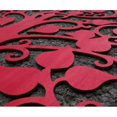 Wandgemälde Baum aus Pappelsperrholz POHODAK