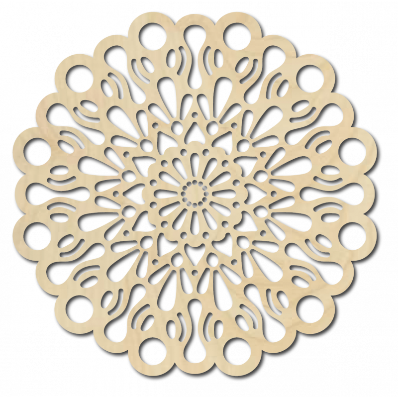 STYLESA Wandtattoo Holzbild auf Sperrholz ORFEA PR0224 schwarz