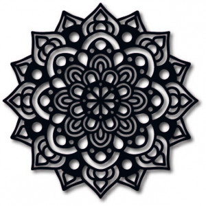 Moderne Wandmalerei aus Sperrholz 2