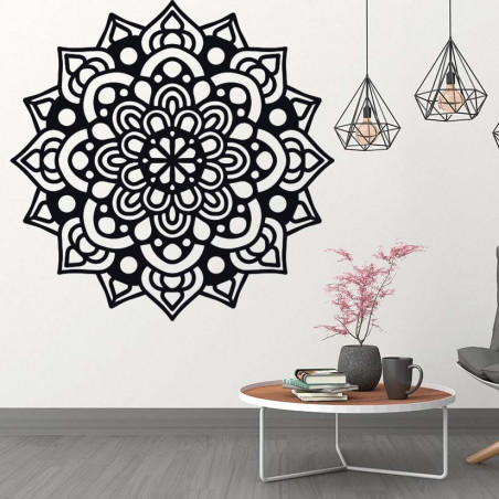 Moderne Wandmalerei aus Sperrholz