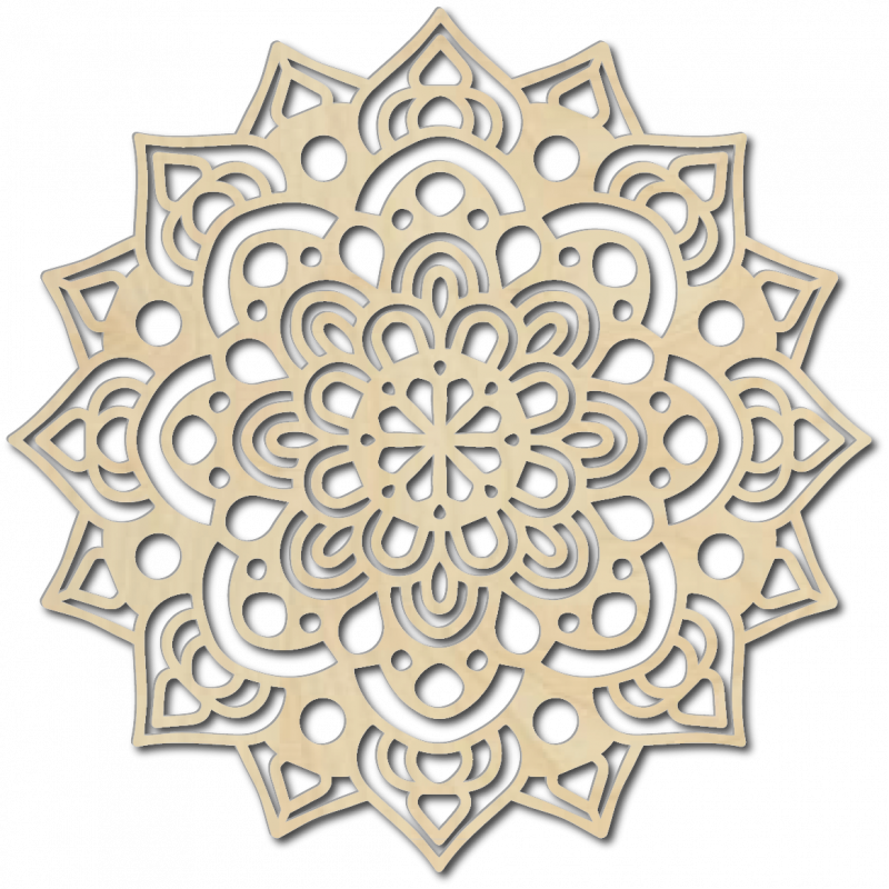 Großes Gemälde an der Wand aus Sperrholz