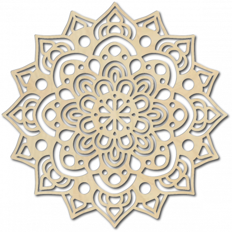 Großes Gemälde an der Wand aus Sperrholz