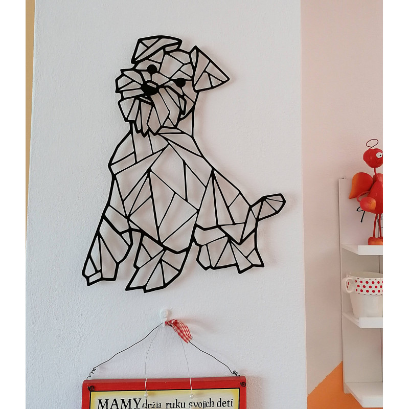 STYLESA Holzbild an der Wand HAFINKO PR0228 schwarz