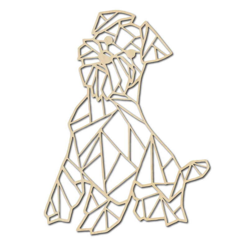 STYLESA Holzbild an der Wand HAFINKO PR0228 schwarz