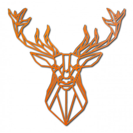 STYLESA geschnitztes Holzbild Hirsch PR0232 schwarz