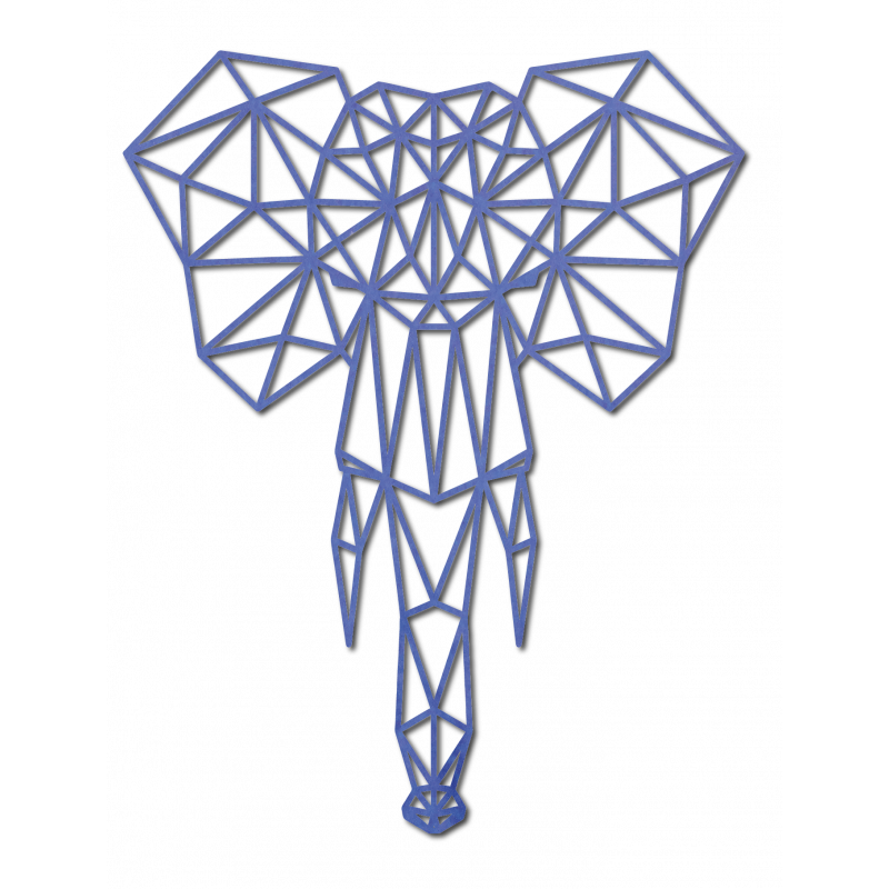 STYLESA Wandbild aus Sperrholz, Elefant PR0238, schwarz