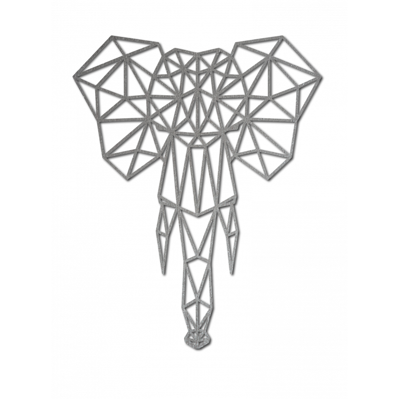 STYLESA Wandbild aus Sperrholz, Elefant PR0238, schwarz