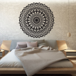 Holzmandala für die Wand - Elegante Dekoration für Ihr Zuhause