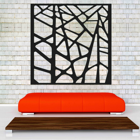 Geschnitztes Holzbild für Wand aus Sperrholz Ornament