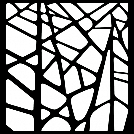 Geschnitztes Holzbild für Wand aus Sperrholz Ornament