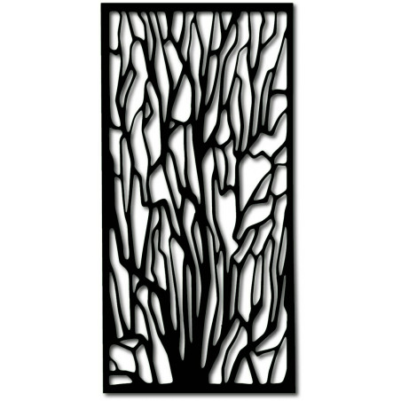 Geschnitztes Wandbild aus Holz-Sperrholz, FÖRDERER