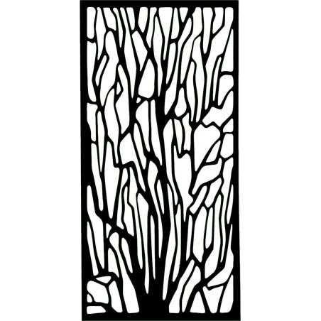 Geschnitztes Wandbild aus Holz-Sperrholz, FÖRDERER