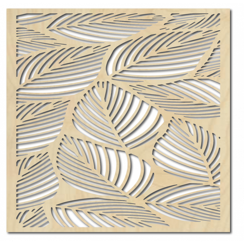 Geschnitztes Holzbild an der Wand aus ORKO-Sperrholz