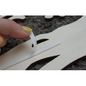 Geschnitztes Holzwandbild aus Sperrholz LISSER 2