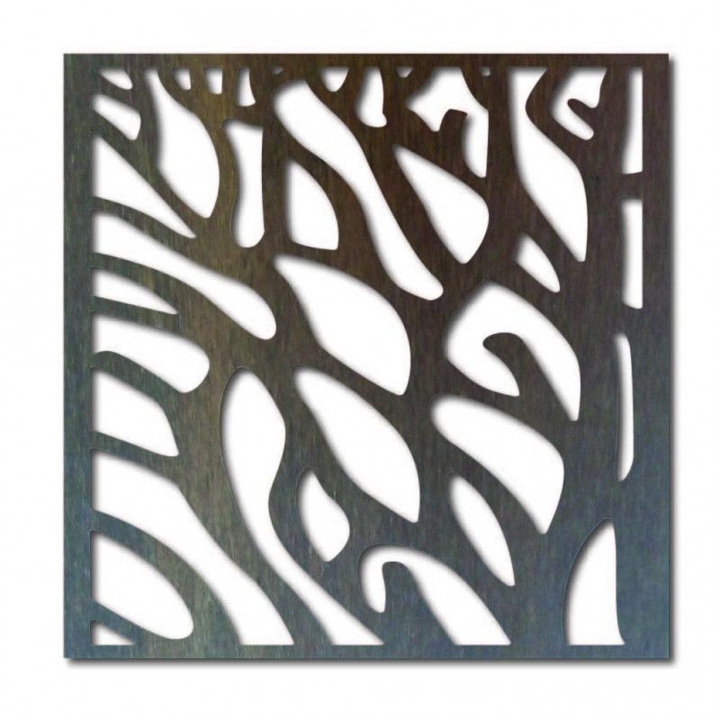 Geschnitztes Bild an der Wand eines hölzernen Sperrholzes Baum