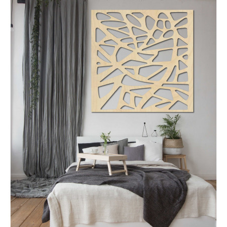 Geschnitztes Wandgemälde aus Holzsperrholz HORLAT