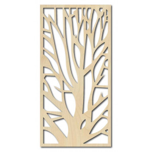 Wandmalerei aus Sperrholz geschnitzt KONKOSM 2