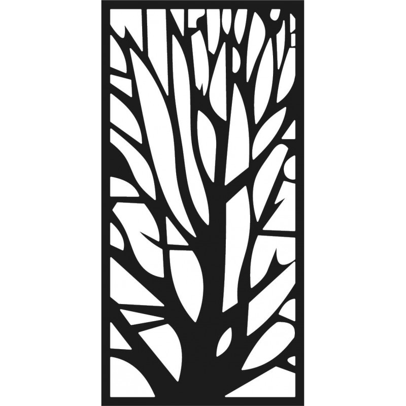 Wandmalerei aus Sperrholz geschnitzt KONKOSM