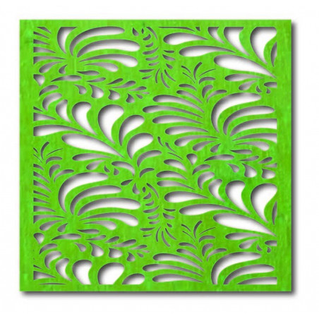 Geschnitztes Sperrholz Wandbild Blume LUPENE