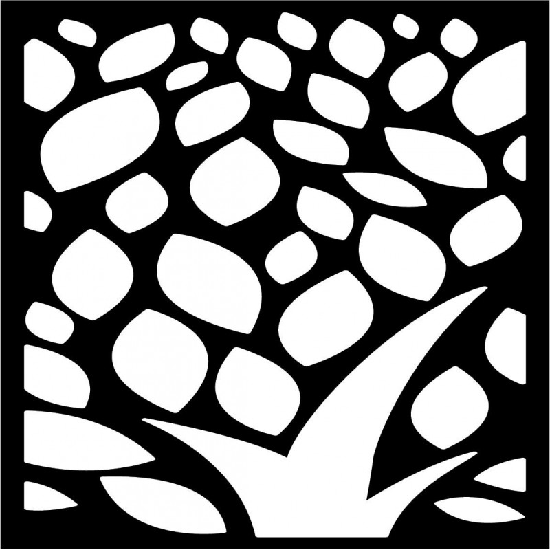 Geschnitzte Wandmalerei aus Sperrholz Blume LUSEKOJ