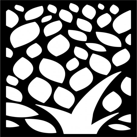 Geschnitzte Wandmalerei aus Sperrholz Blume LUSEKOJ