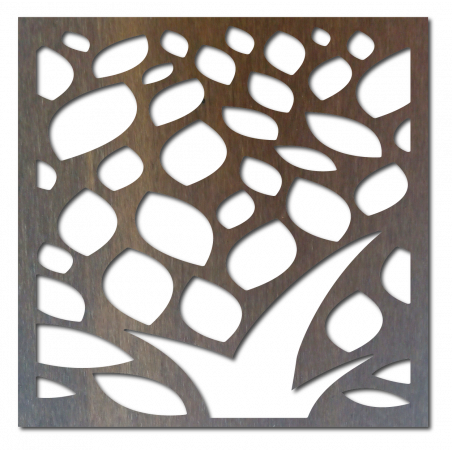 Geschnitzte Wandmalerei aus Sperrholz Blume LUSEKOJ