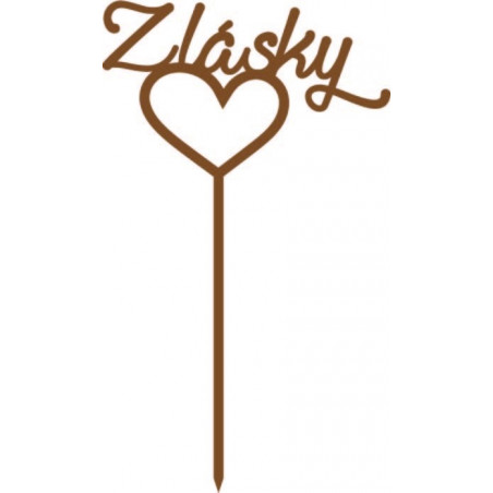 Kunststoff Liebe Kuchen Topper Dimension 130 x 180 mm