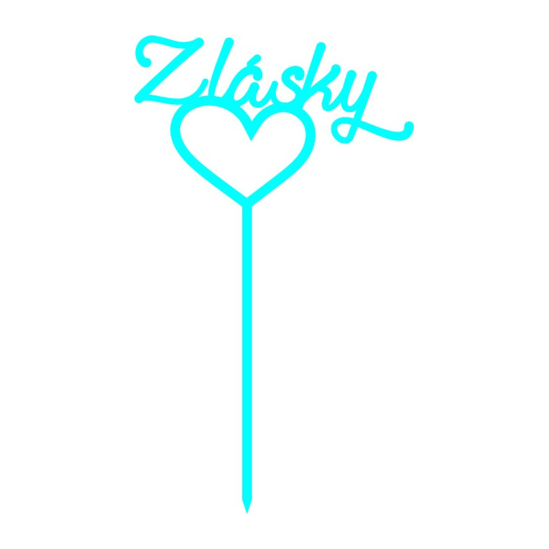 Kunststoff Liebe Kuchen Topper Dimension 130 x 180 mm