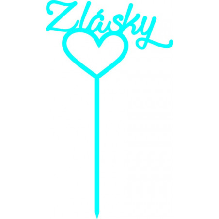 Kunststoff Liebe Kuchen Topper Dimension 130 x 180 mm