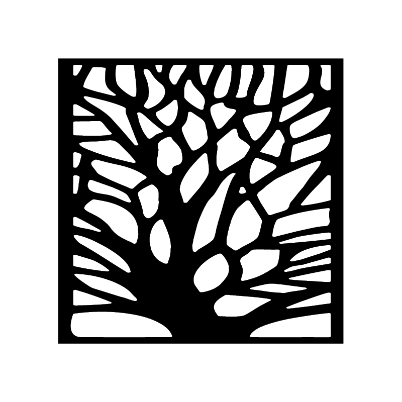 Geschnitztes Wandbild aus Walnussholz-Sperrholz