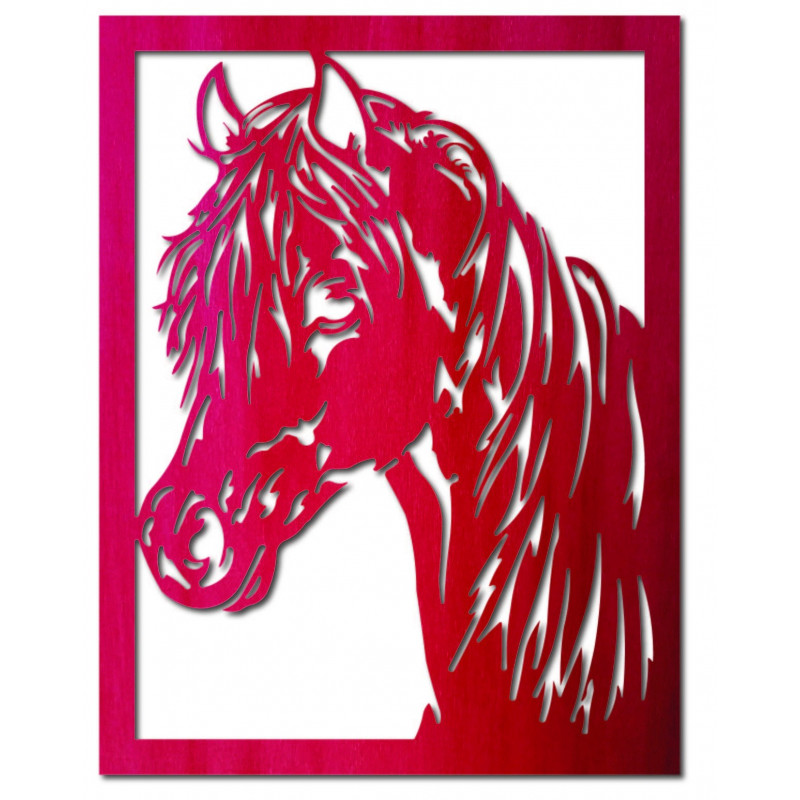 Geschnitztes Wandgemälde aus Holzsperrholz,...