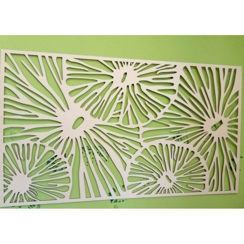 Abstrakte Holzmalerei an der Wand  aus Sperrholz 3D-Effekt SAMUEL