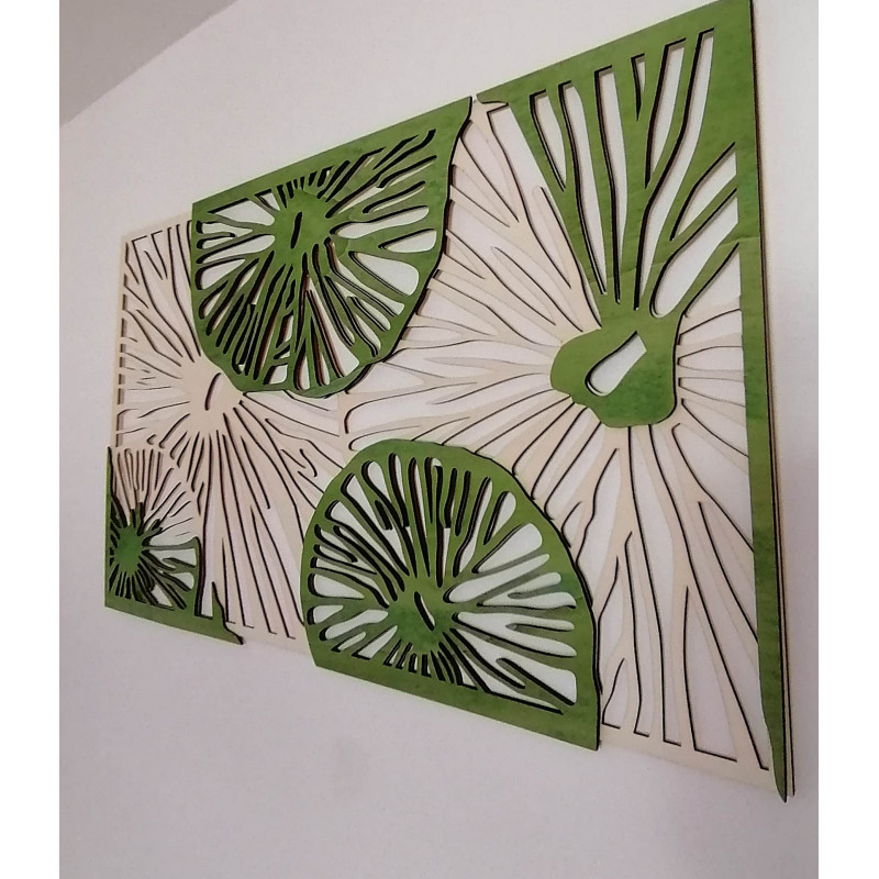 Geschnitztes Holz Sperrholz Bild Baum original Pappel