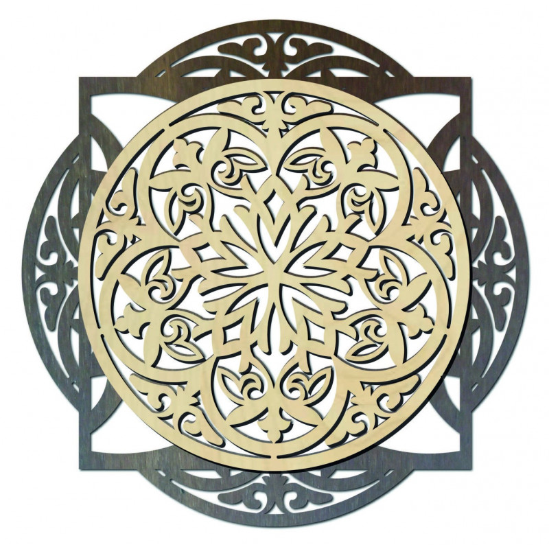 Holzbild, elegante Wanddekoration - FANTASIA