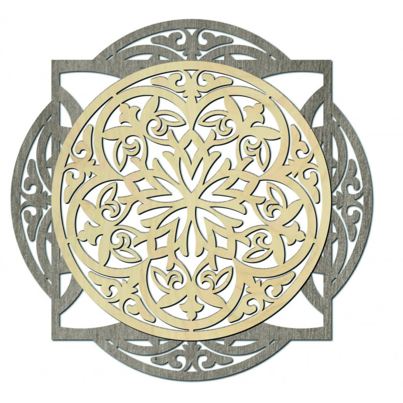 Holzbild, elegante Wanddekoration - FANTASIA