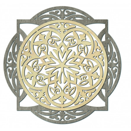 Holzbild, elegante Wanddekoration - FANTASIA