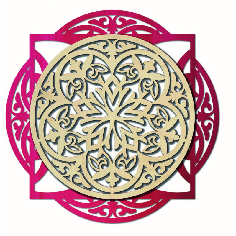 Holzbild, elegante Wanddekoration - FANTASIA